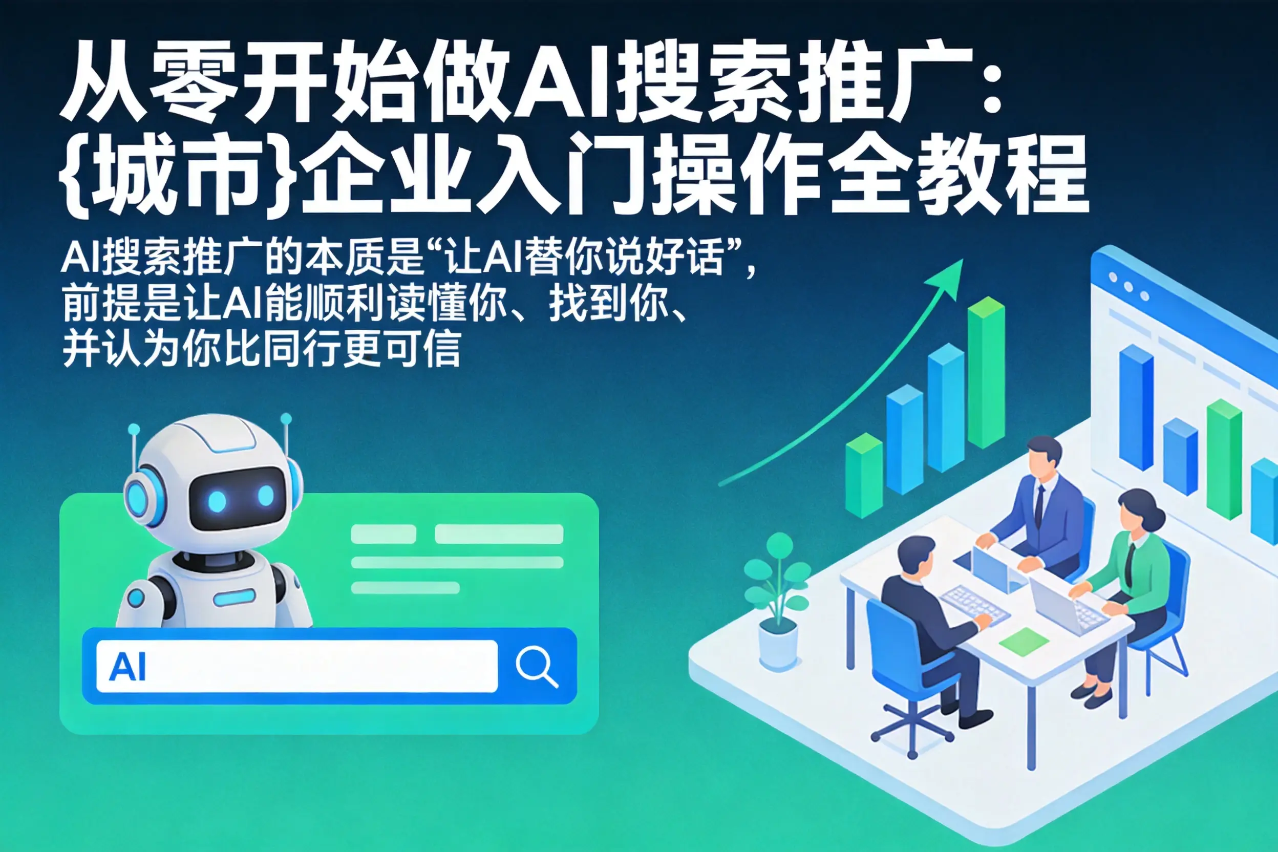 从零开始做AI搜索推广：廊坊企业入门操作全教程
