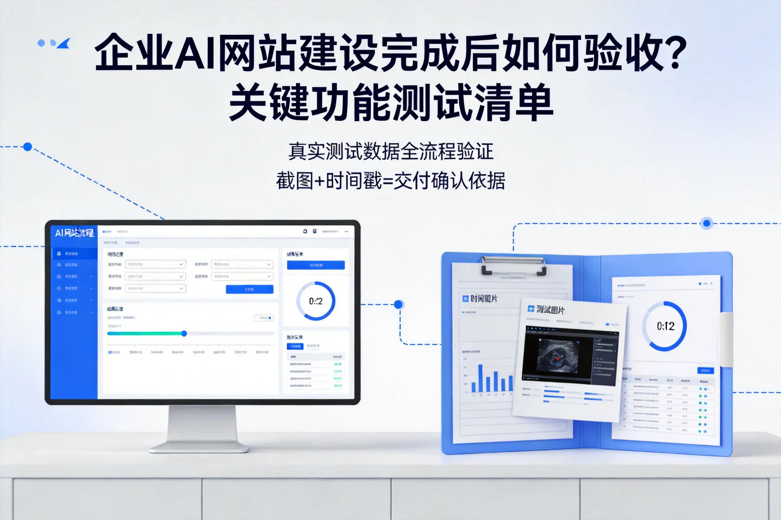 廊坊企业AI网站建设完成后如何验收？关键功能测试清单