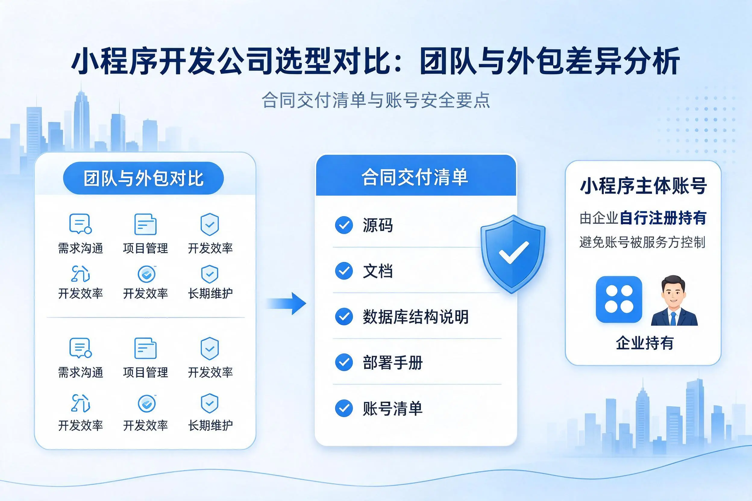 廊坊小程序开发公司选型对比:团队与外包差异分析