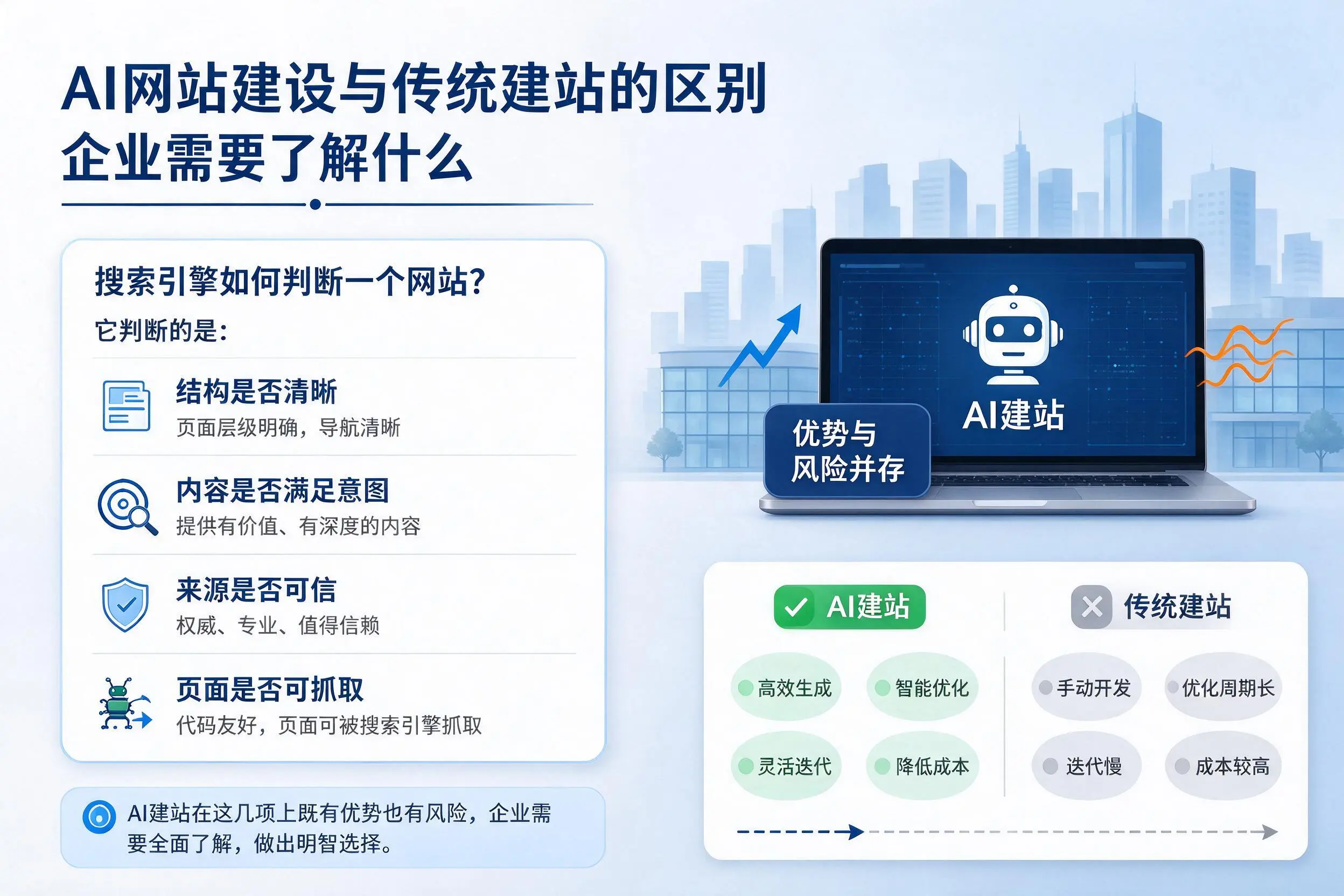 AI网站建设与传统建站的区别,廊坊企业需要了解什么
