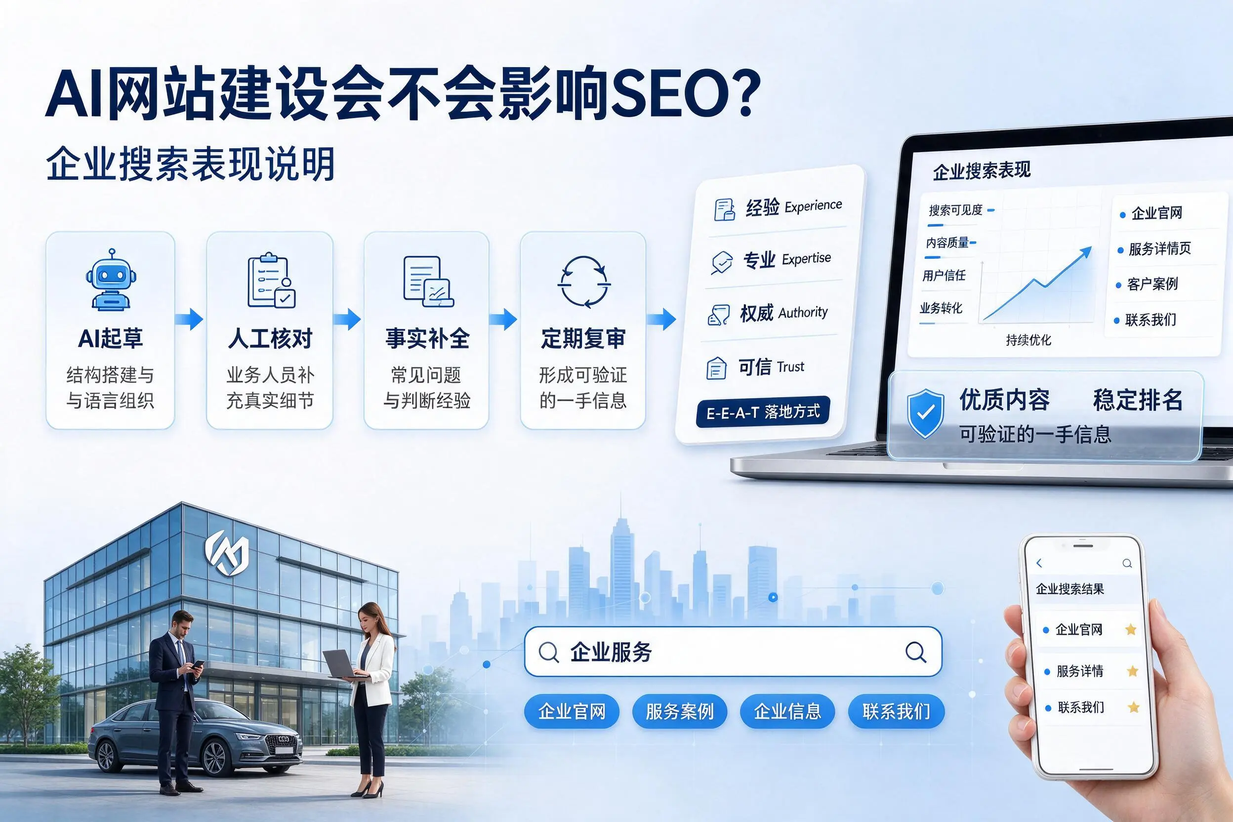 AI网站建设会不会影响SEO？廊坊企业搜索表现说明