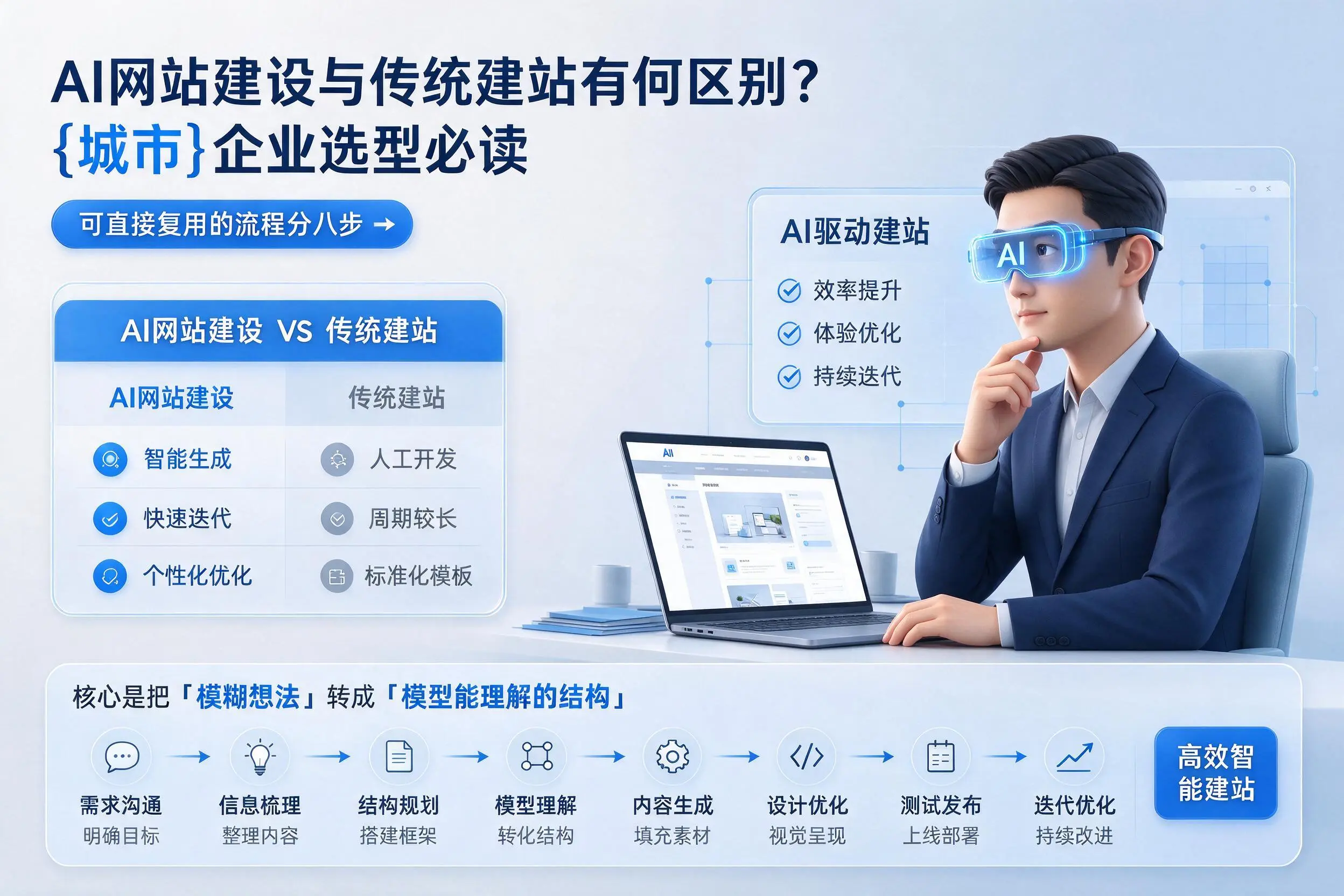 AI网站建设与传统建站有何区别？廊坊企业选型必读
